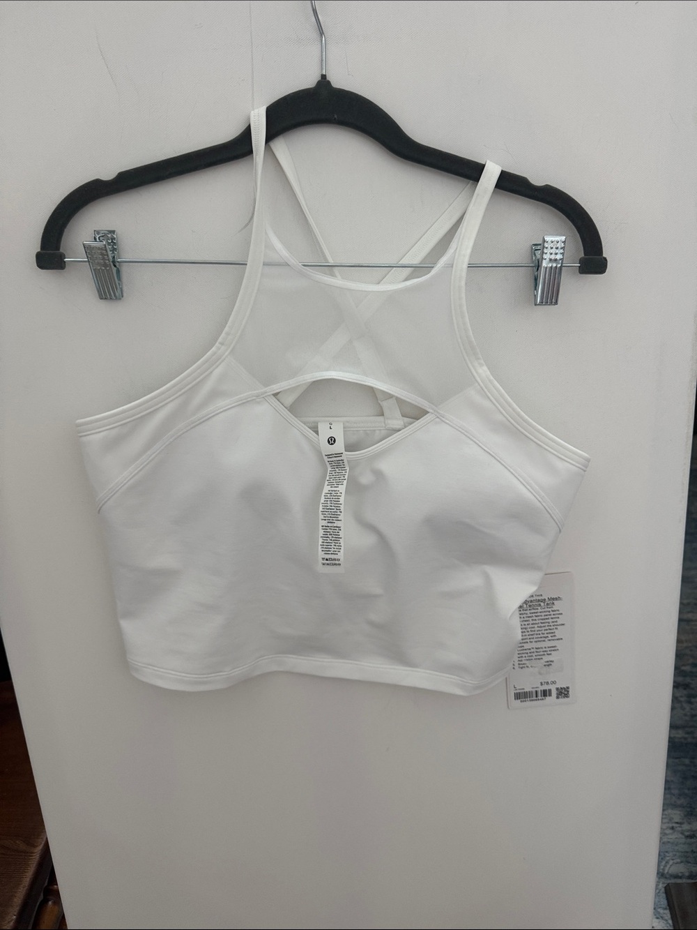 lululemon athletica White Strappy Crop Camisole